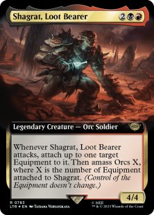 Shagrat, Loot Bearer (#783) (surge foil) (extended art)