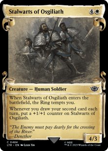 Stalwarts of Osgiliath (silver foil) (showcase)