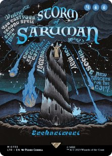 Storm of Saruman (#733) (foil) (borderless)