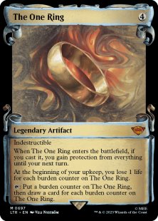 The One Ring (#697) (silver foil) (showcase) - Lord of the Rings 