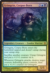 Grimgrin, Corpse-Born (foil) (oversized)
