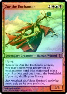 Zur the Enchanter (foil) (oversized) - Commander's Arsenal