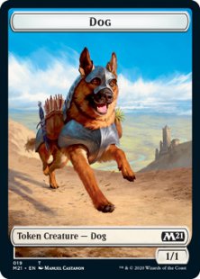 Dog token (foil) (1/1)