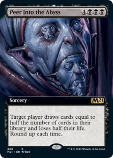 Peer into the Abyss (foil) (extended art)