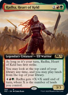 Radha, Heart of Keld (foil) (extended art)