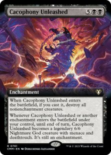 Cacophony Unleashed (foil) (extended art)