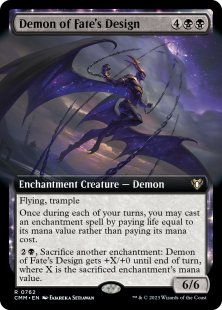 Demon of Fate's Design (foil) (extended art)