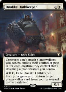 Onakke Oathkeeper (foil) (extended art)
