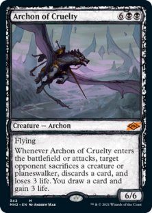 Archon of Cruelty (sketch) (foil) (showcase)