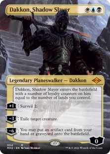 Dakkon, Shadow Slayer (foil) (borderless)