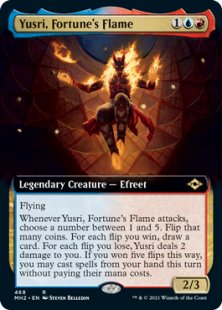 Yusri, Fortune's Flame (foil) (extended art)