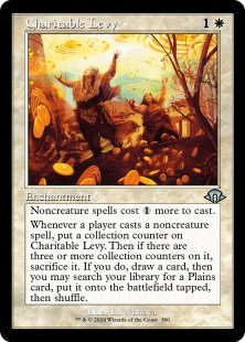 Charitable Levy (retro frame) (foil) (showcase)