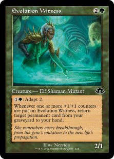 Evolution Witness (retro frame) (foil) (showcase)