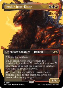 Imskir Iron-Eater (#374) (foil) (borderless)