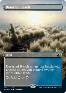 Deserted Beach (foil) (borderless)