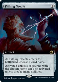 Pithing Needle (foil) (extended art)