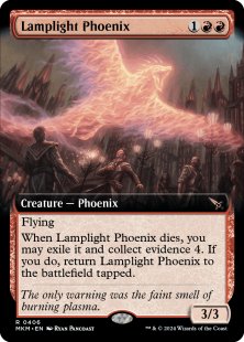 Lamplight Phoenix (foil) (extended art)