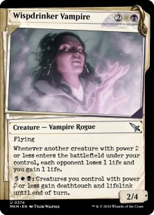 Wispdrinker Vampire (foil) (showcase)