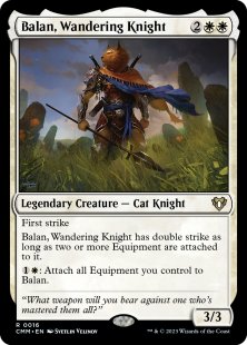 Balan, Wandering Knight #magicthegathering #proxy #mtgtiktok #mtg #cat... |  TikTok