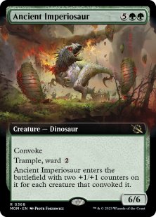 Ancient Imperiosaur (foil) (extended art)