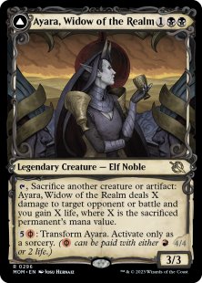 Ayara, Widow of the Realm (foil) (showcase)