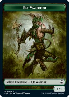 Elf Warrior token (foil) (1/1)