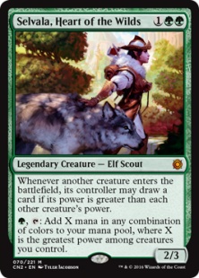 selvala heart of the wilds edh no combo