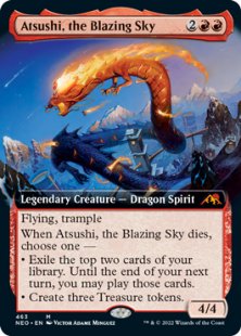 Atsushi, the Blazing Sky (foil) (extended art)