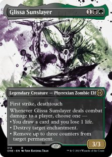 Glissa Sunslayer (#318) (foil) (borderless)