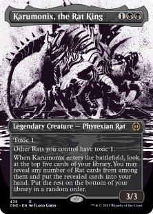 Karumonix, the Rat King (#439) (step-and-compleat-foil) (borderless)