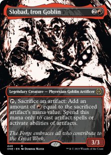 Slobad, Iron Goblin (#448) (step-and-compleat-foil) (borderless)