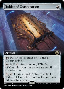 Tablet of Compleation (foil) (extended art)