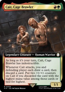 Cait, Cage Brawler (extended art)