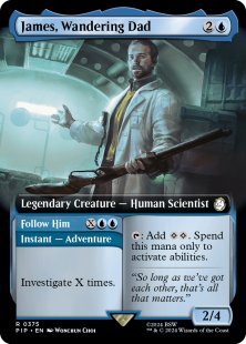 James, Wandering Dad (foil) (extended art)