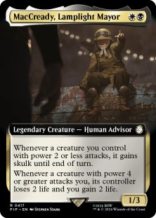 MacCready, Lamplight Mayor (foil) (extended art)