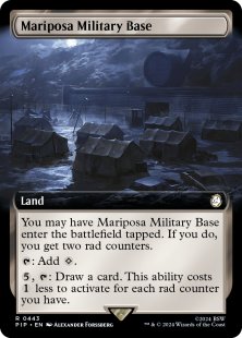 Mariposa Military Base (foil) (extended art)