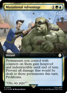 Mutational Advantage (surge foil) (extended art)