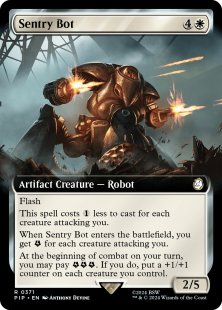 Sentry Bot (foil) (extended art)