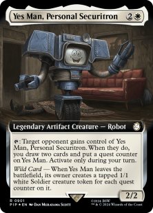 Yes Man, Personal Securitron (surge foil) (extended art)
