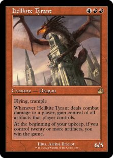 Hellkite Tyrant (#333) (foil) (showcase)