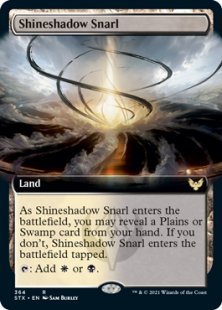 Shineshadow Snarl (foil) (extended art)