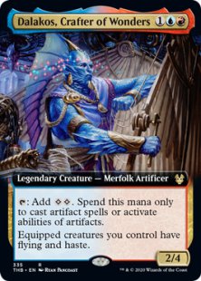 Dalakos, Crafter of Wonders (foil) (extended art)