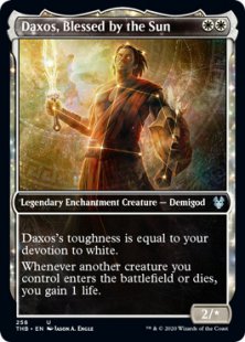 Daxos, Blessed by the Sun (foil) (showcase)