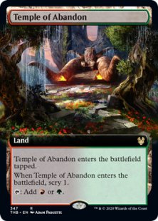 Temple of Abandon (foil) (extended art)