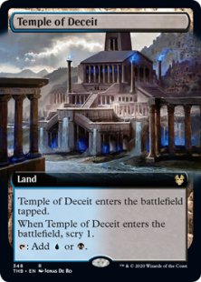 Temple of Deceit (foil) (extended art)