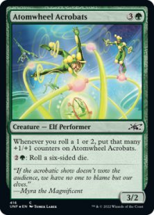 Atomwheel Acrobats (#416) (galaxy foil)