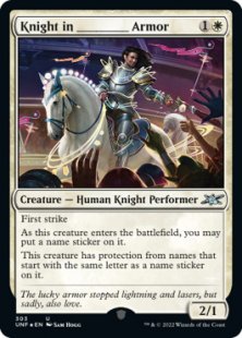 Knight in ________ Armor (#303) (galaxy foil)