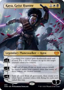 Kaya, Geist Hunter (foil) (borderless)