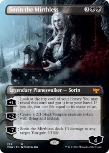 Sorin the Mirthless (foil) (borderless)