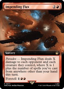 Impending Flux (surge foil) (extended art)